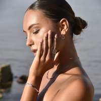 Viana Artisan Line Stack Open Ring (Silver)