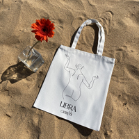 She Is Libra Eco Zodiac Muse Tote Bag