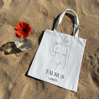 She Is Taurus Eco Zodiac Muse Tote Bag