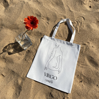 She Is Virgo Eco Zodiac Muse Tote Bag