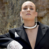 Bronwyn Runway Style Diamante Hoop Earrings