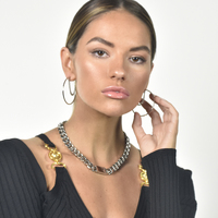 Not Your Regular Hoop Earrings (Silver)