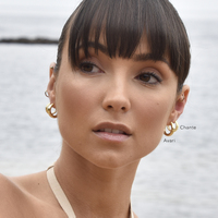 Avari Classic Hoop Earrings (Gold Vermeil)