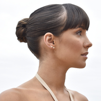 Siria Dainty Opal Stud Earrings