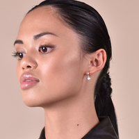 Mantra Dainty Starburst Drop Earrings