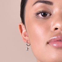 Meri Dainty Starfish Drop Earrings