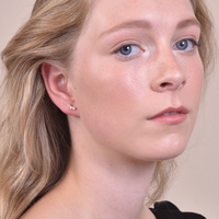 Nia Gold Filled Sparkling Stud Earrings