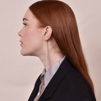 Kelsey Fine Double String Earrings