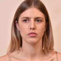 Esme Dor Simpliciy Long Drop Earrings