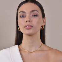 Oria Premium Gold Hoop Earrings