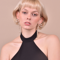 Zaya Eyes On Me Earrings (My ears are pierced)