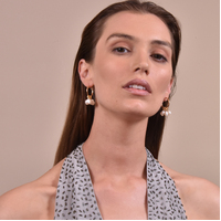 Esmee Freshwater Pearl Hoop Earrings