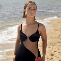 Orsa Chunky Geometric Drop Earrings (Silver)