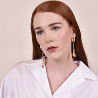 Lyla Shell & Coral Earrings