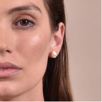 Jarica Wired Freshwater Pearl Stud Earrings