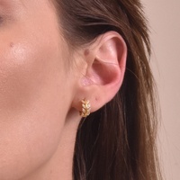 Karah Gold Vermeil Dainty Hoop Earrings
