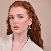 Mirele Artisan Pearl Drop Earrings (Imperfect)