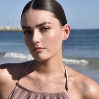 Aries Helix Screw Back Earring (Silver Single Piece)