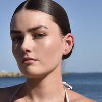 Cancer Helix Screw Back Earring (Gold Single Piece)