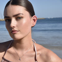 Leo Helix Screw Back Earring (Silver Single Piece)