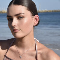 Virgo Helix Screw Back Earring (Silver Single Piece)