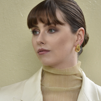 Odyssey Artsy Cocoon Earrings (Gold)