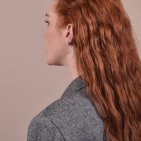 Madigan Silver Chain Drop Earrings