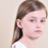 Little Princess Dainty Crown Earrings