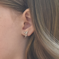 Little Fairy Silver Stud Earrings