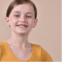 Dachshund Diamante Stud Earrings