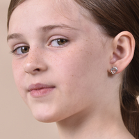 Little Unicorn Diamante Stud Earrings