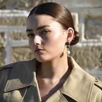 Odette Lapis Lazuli Pearl Drop Earrings (Gold)