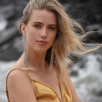 Rilla Crystal Diamante Earrings (my ears are pierced)