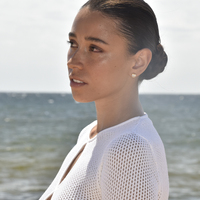 Avila Zircon Love Heart Earrings (Gold)