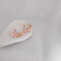 Olevia Rose Gold Stud Earrings