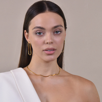 Tiffany Contemporary Flow Earrings (Gold)