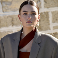 Astoria Pearl Spiral Earrings