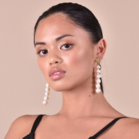 Celeste 24K Freshwater Pearl Drop Earrings 