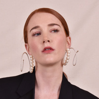 Eira Pearl Swirl Hoop Earrings