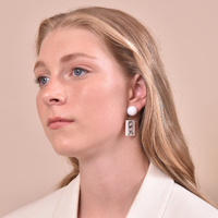 Matisse Artsy Portraits Drop Earrings (my ears are pierced)