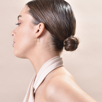 Vianca Artsy Face To Face Earrings (Gold)