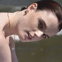 Draco Sculptural Puff Earrings (Gold Vermeil)