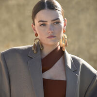 Soft Echo Resin Drop Earrings