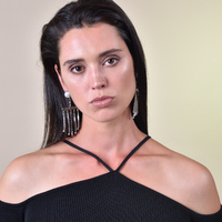 Livia Tassel Glamour Earrings (my ears are pierced)