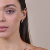 Estrid Solid Silver Bowl Hoop Earrings