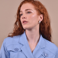 Monte Textured Silver Hoop Earrings