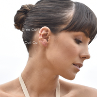 Cali Ear Contour Minimalist Cuff Earring (Single Piece)