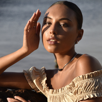 Adalyn Star-engraved Chunky Hoop Earrings (Silver)