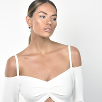 Elea Modern Teardrop Earrings (Silver)