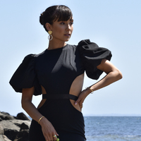 Camila 24K Sculpture Pearl Drop Earrings